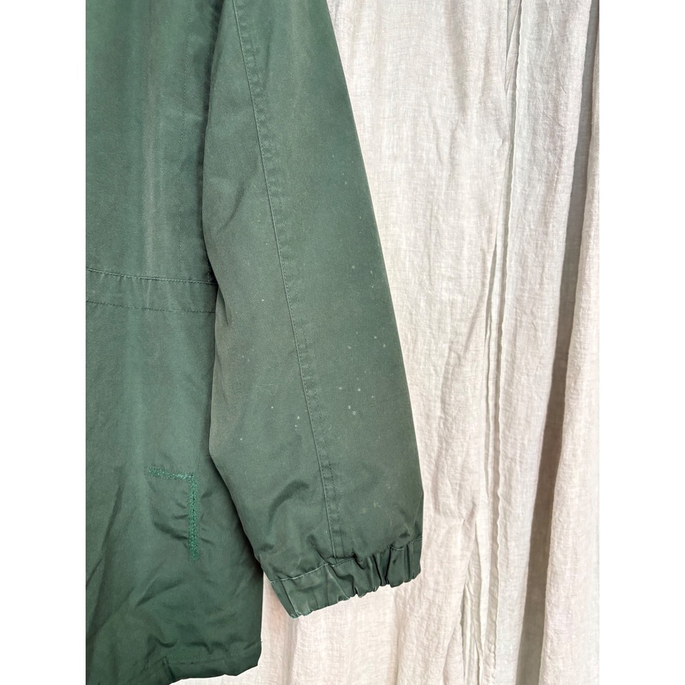 Moose Creek Mens XL Field Jacket Green Insulated Flannel Lined Hooded Parka Coat - Picture 4 of 10